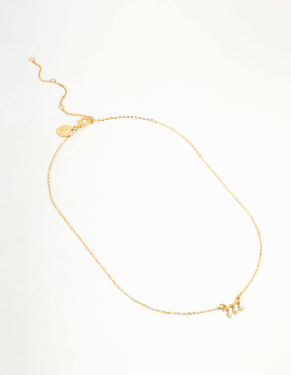 Gold Plated Cubic Zirconia 777 Angel Number Necklace