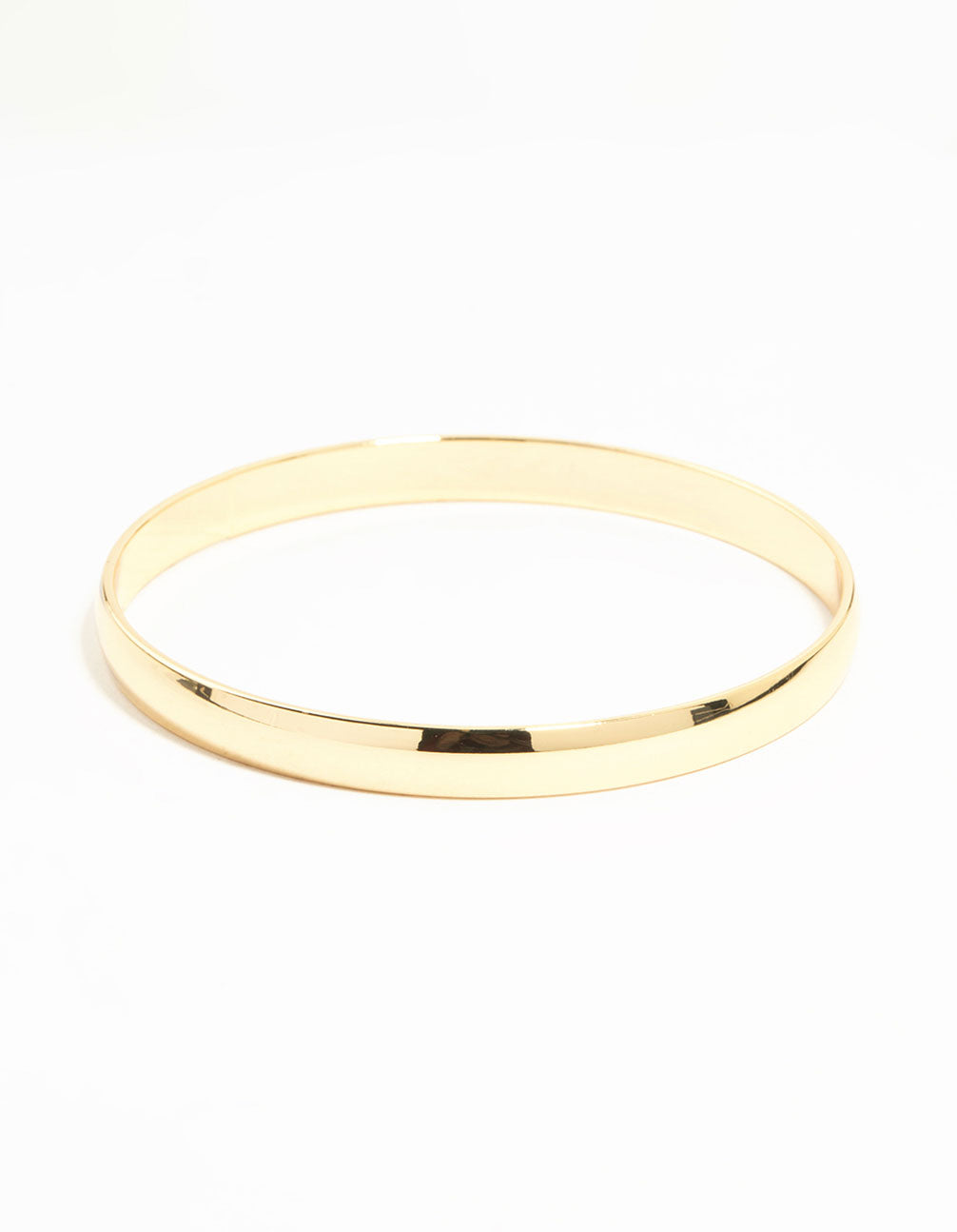 Gold Flat  Bangle