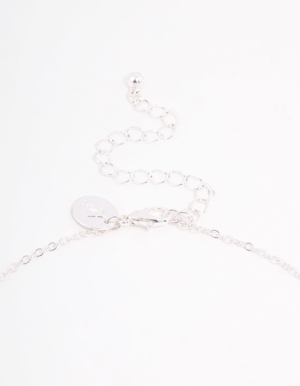 Silver Czech Bohemia Crystal Princess Cut Earrings & Necklace Set
