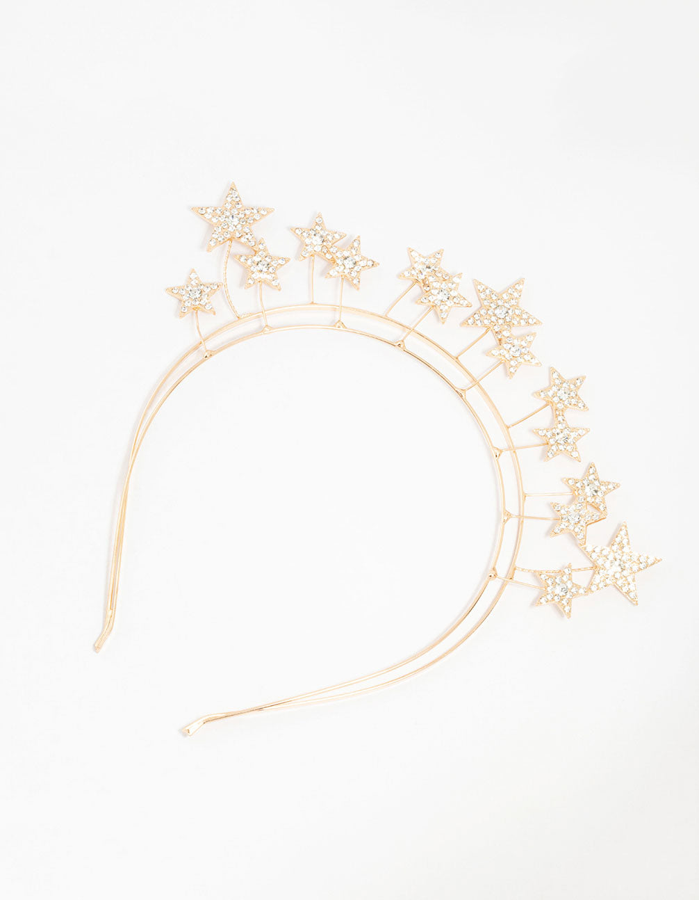 Gold Diamante Star Headband