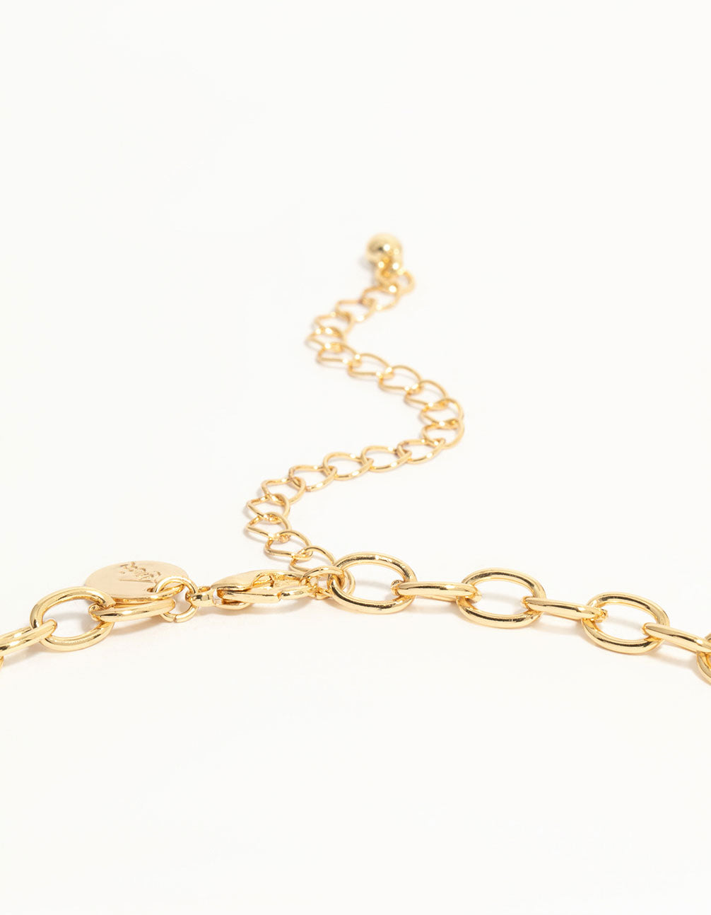 Gold Plated Bow & Star Charm Necklace