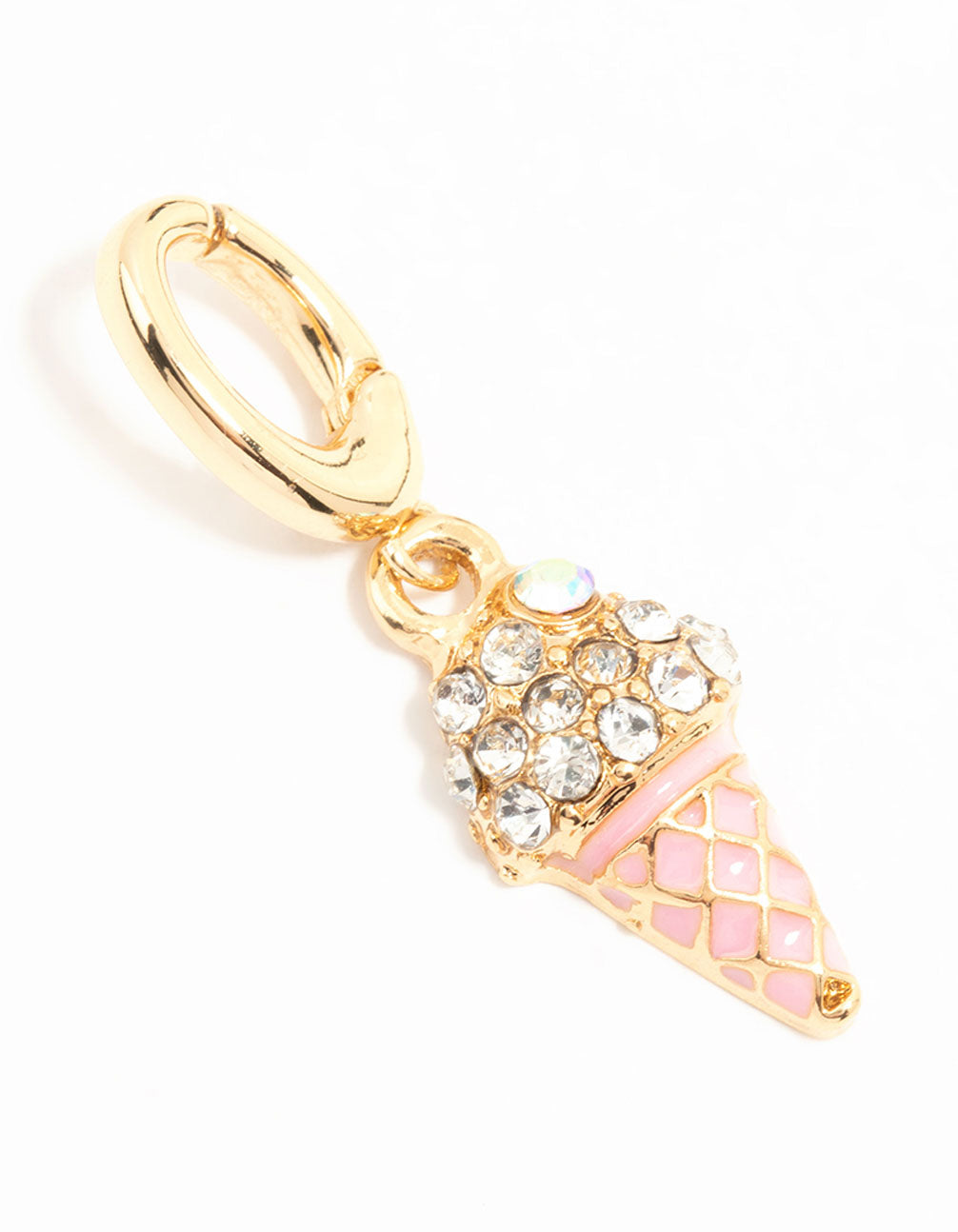 Gold Plated Ice Cream Charm
