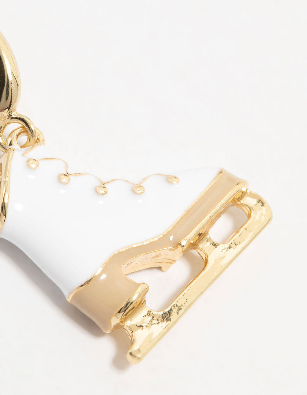 Gold Plated Skate Charm