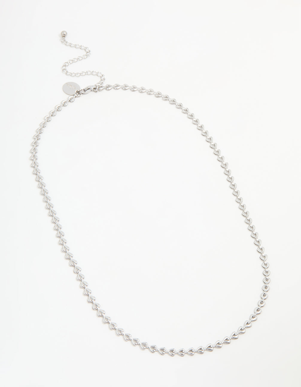 Waterproof Stainless Steel Mini Heart Link Necklace