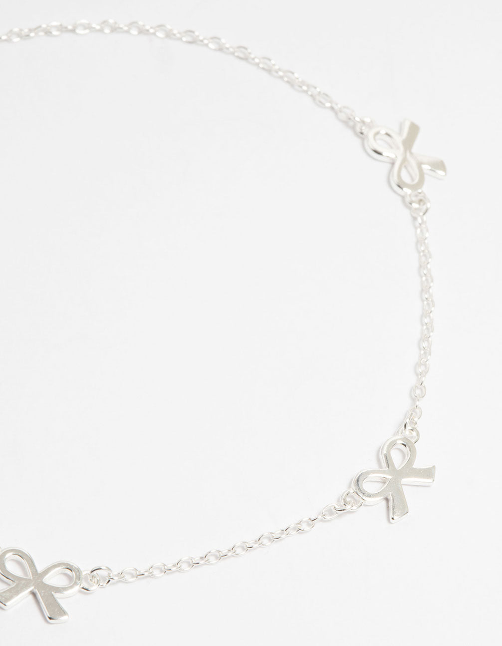 Sterling Silver Bow Bracelet