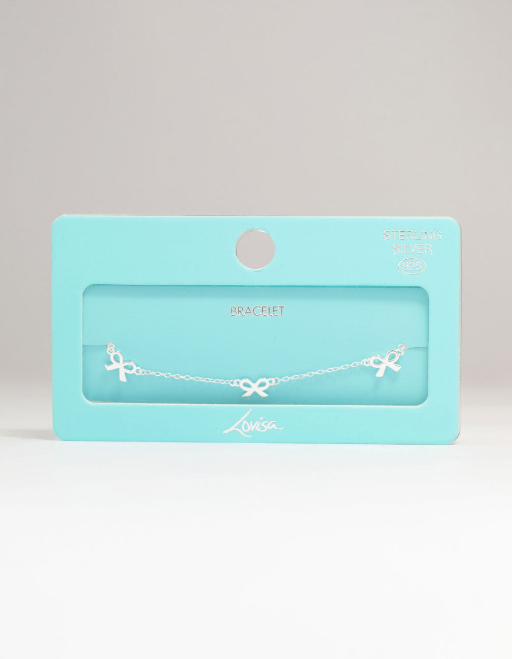 Sterling Silver Bow Bracelet