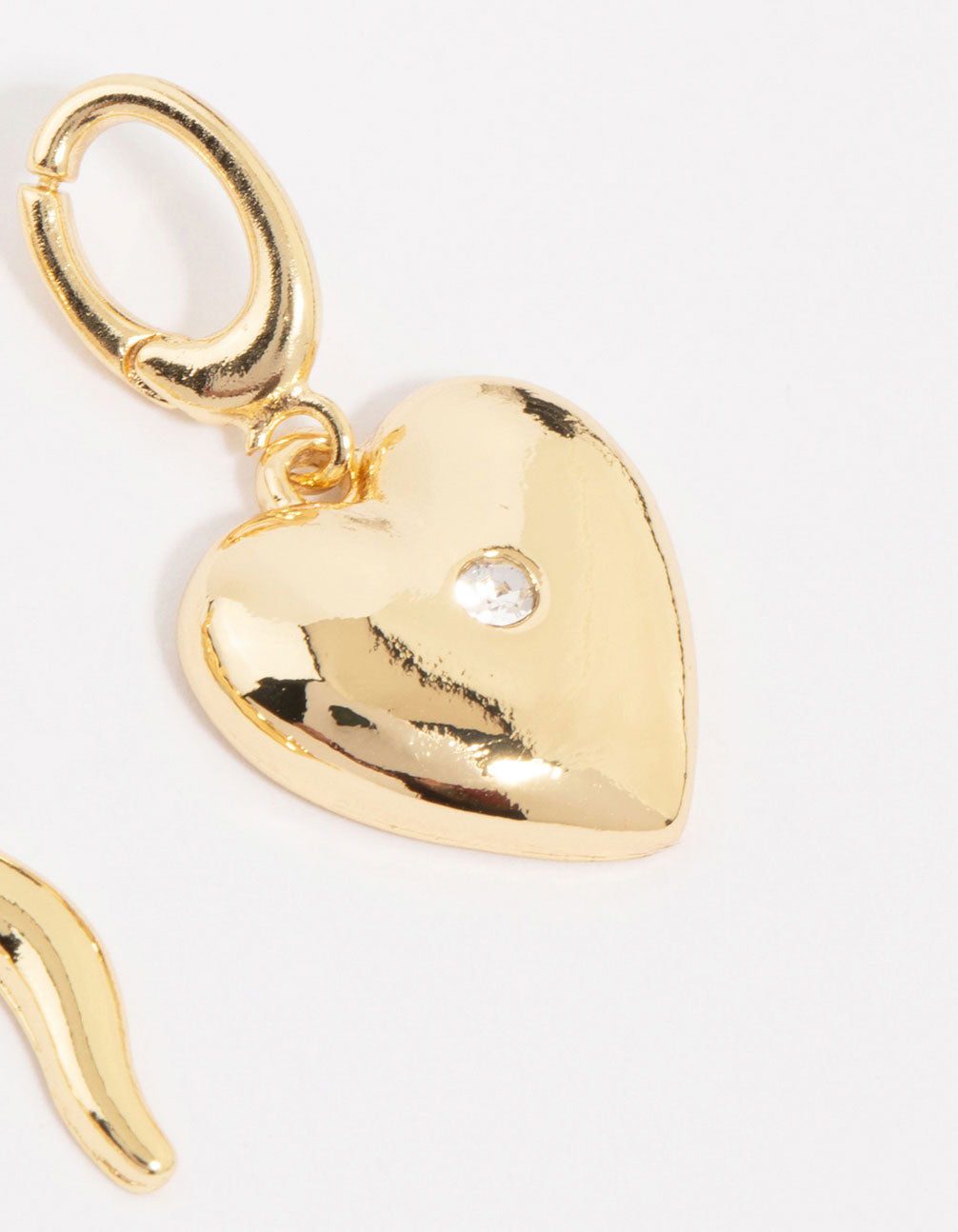 Gold Plated Chilli & Bow Charms 3-Pack