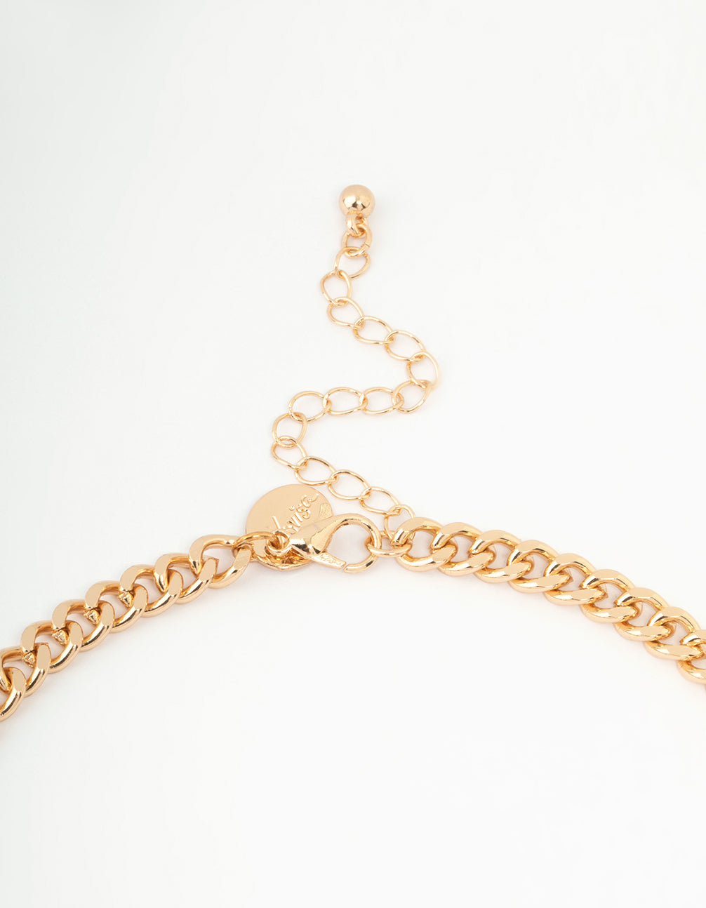 Brown & White Acrylic Statement Pendant Necklace