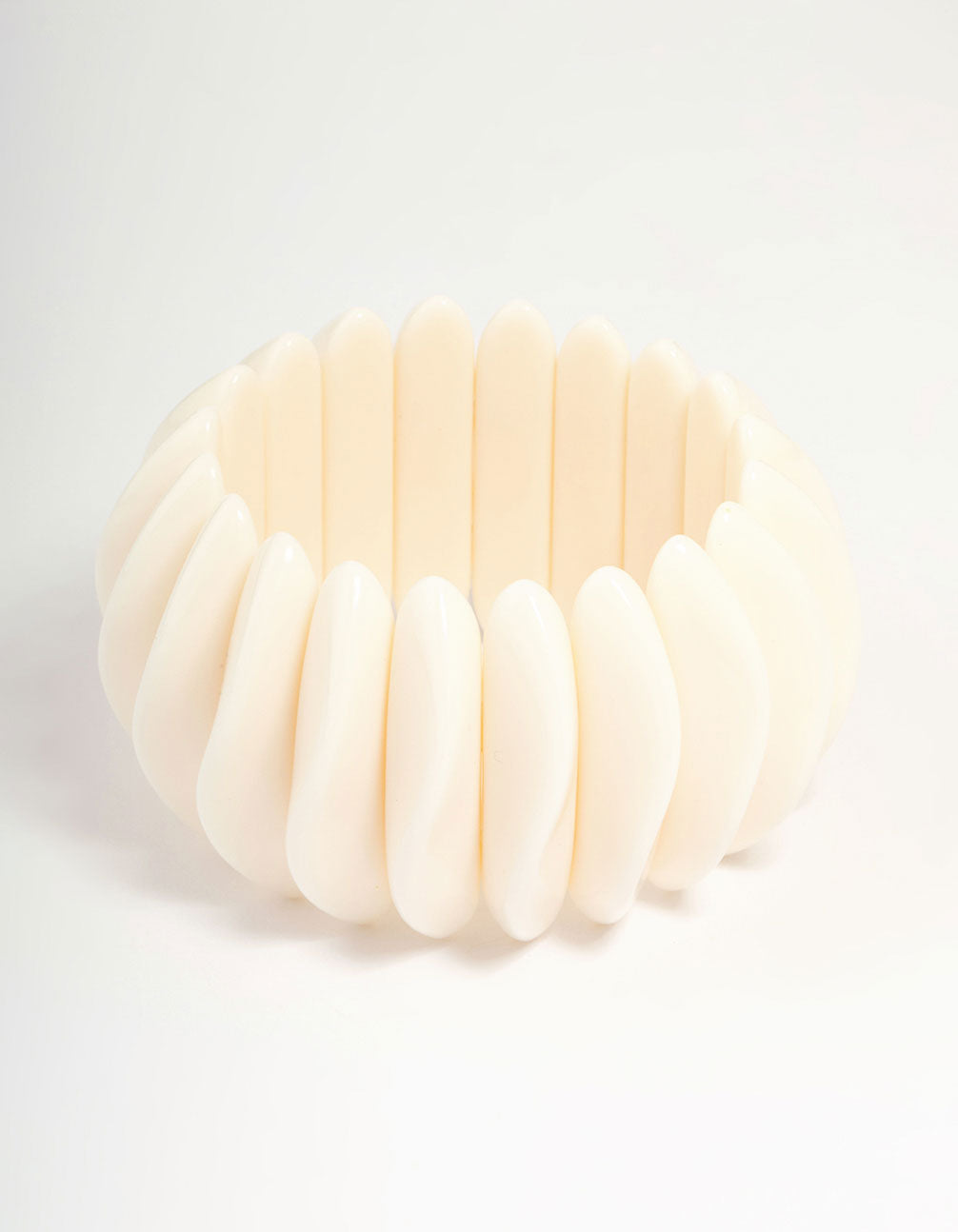 Acrylic Disc Stretch Bracelet
