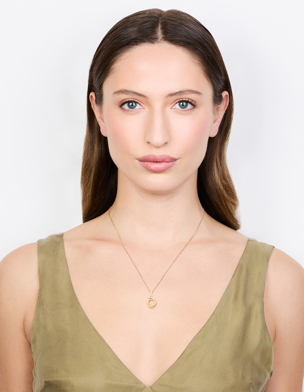 Gold Plated Milky Way Pendant Necklace