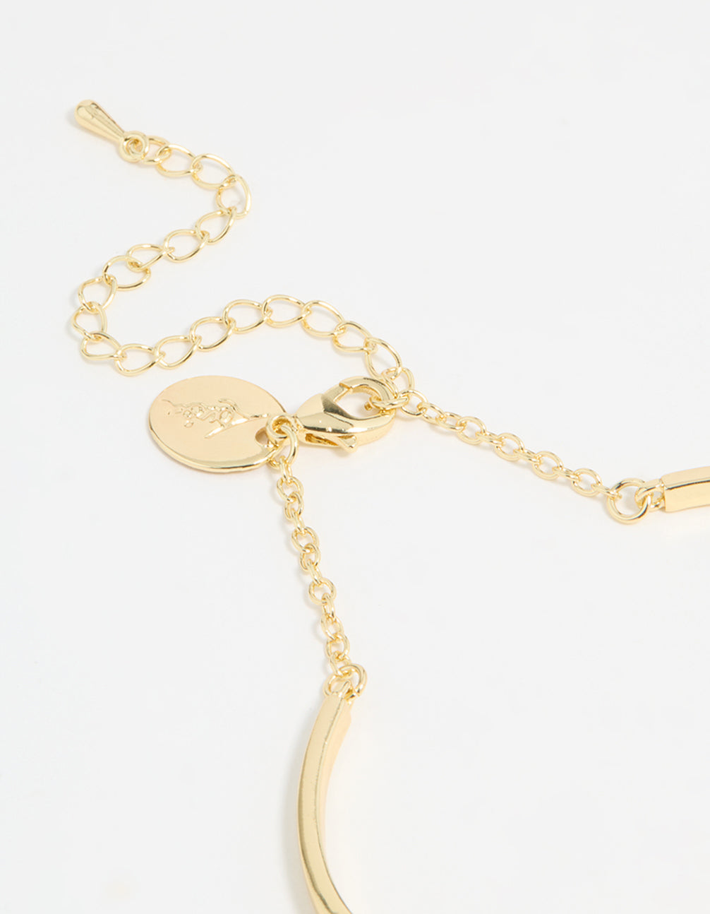 Gold Plated Infinity Heart Wrist Cuff