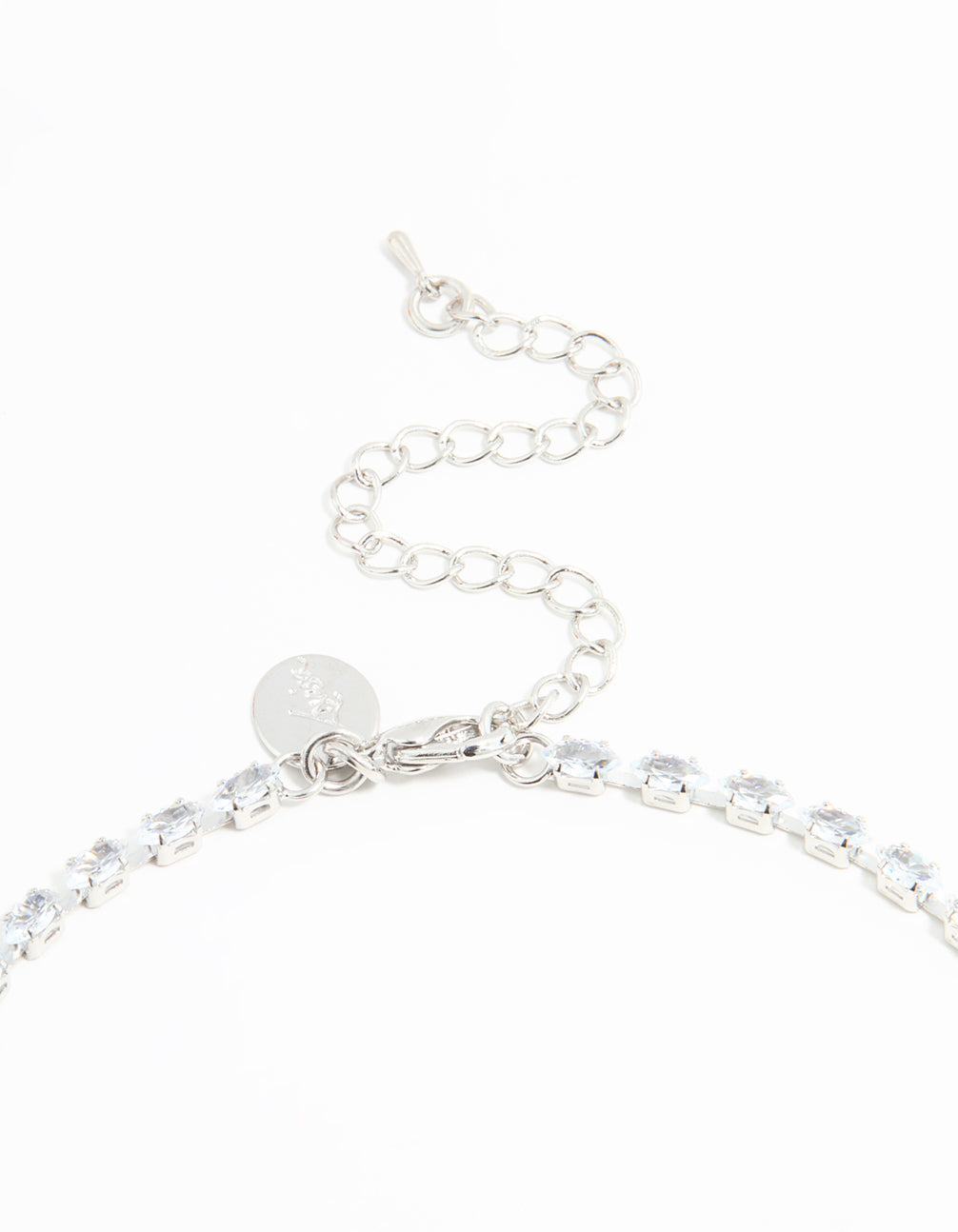 Silver Plated Pearl Oval Necklace & Earring Set