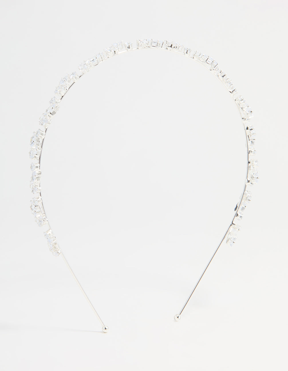 Silver  Wavy Vine Headband