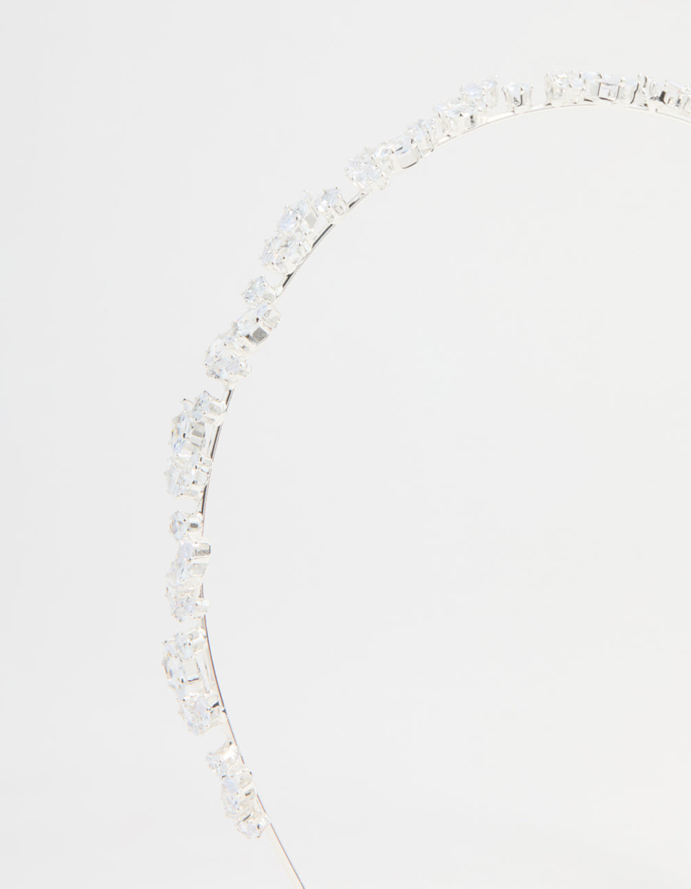 Silver  Wavy Vine Headband