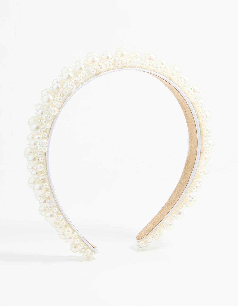 Gold Plated Pearl Statement Headband