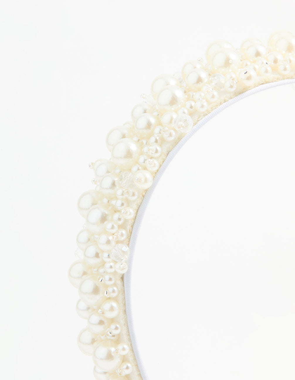 Gold Plated Pearl Statement Headband