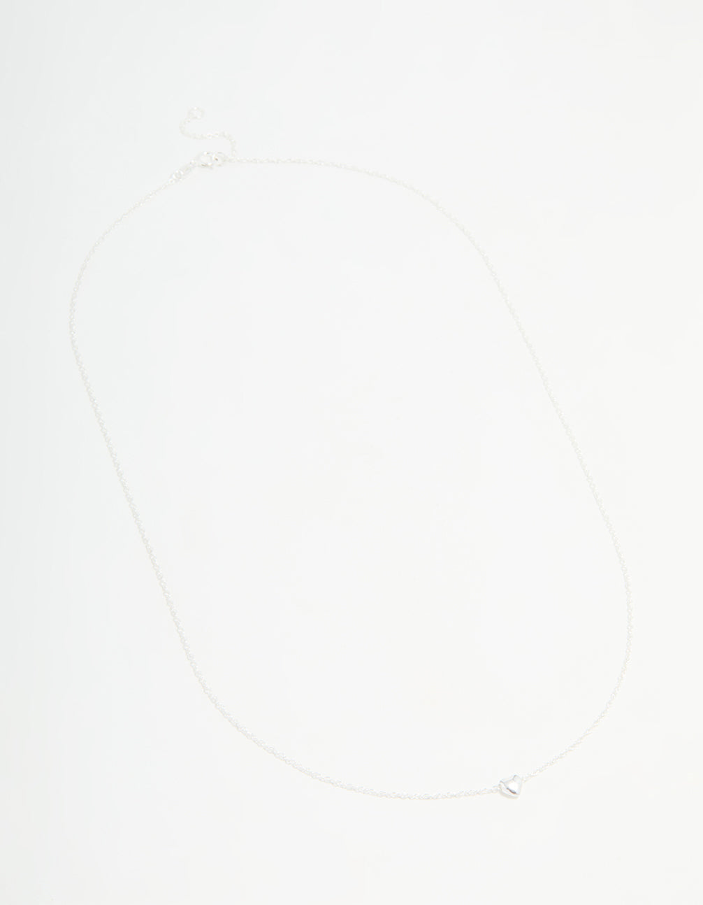Sterling Silver Heart Pendant Necklace
