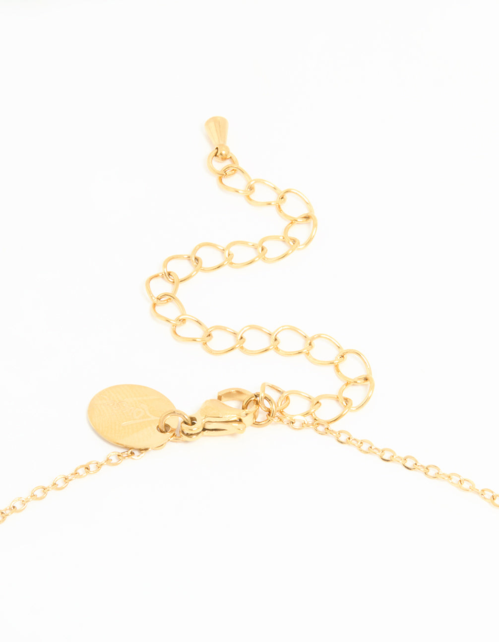 Waterproof Gold Plated Stainless Steel Evil Eye Heart Necklace