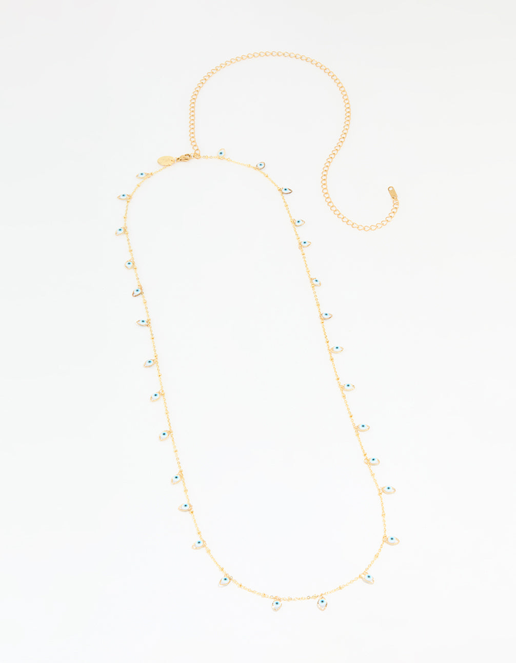 Waterproof Gold Plated Stainless Steel Evil Eye Waist Chain