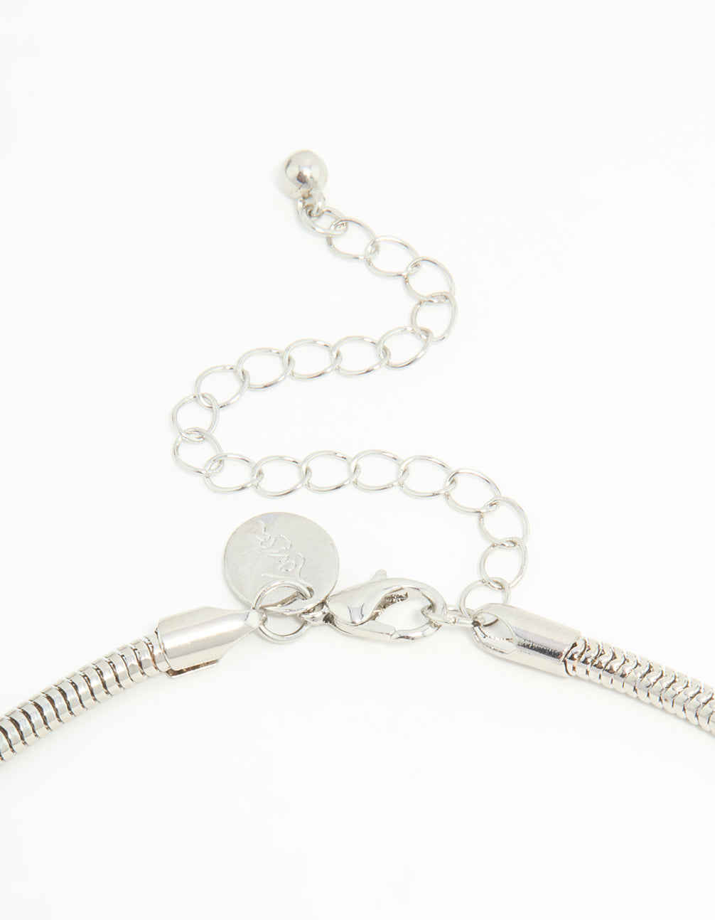 Silver Circle Large Pendant Necklace