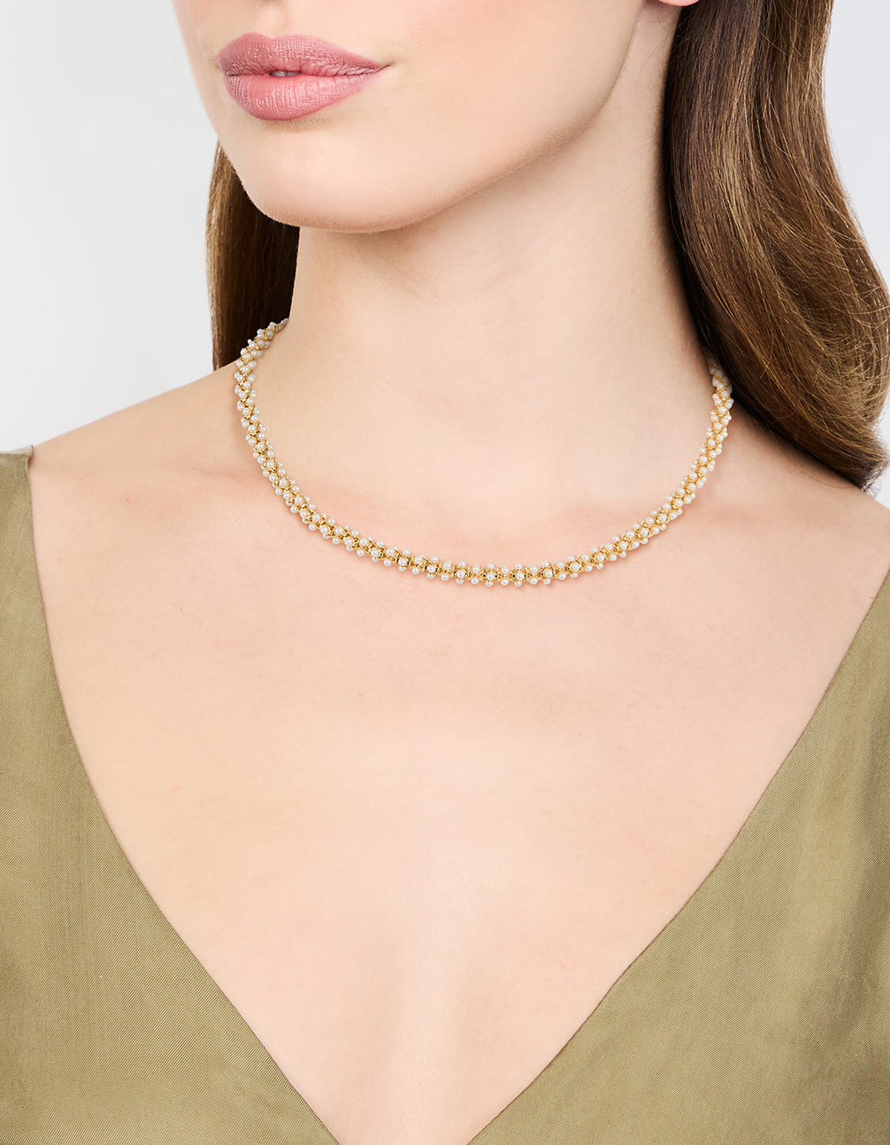 Gold Plated Pearl Fireball Bracelet