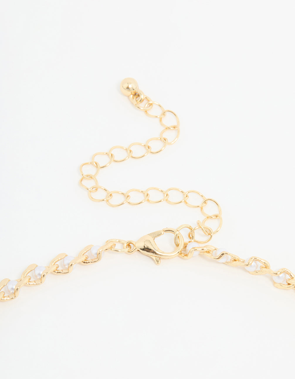 Gold Evil Eye & Heart Charm Necklace