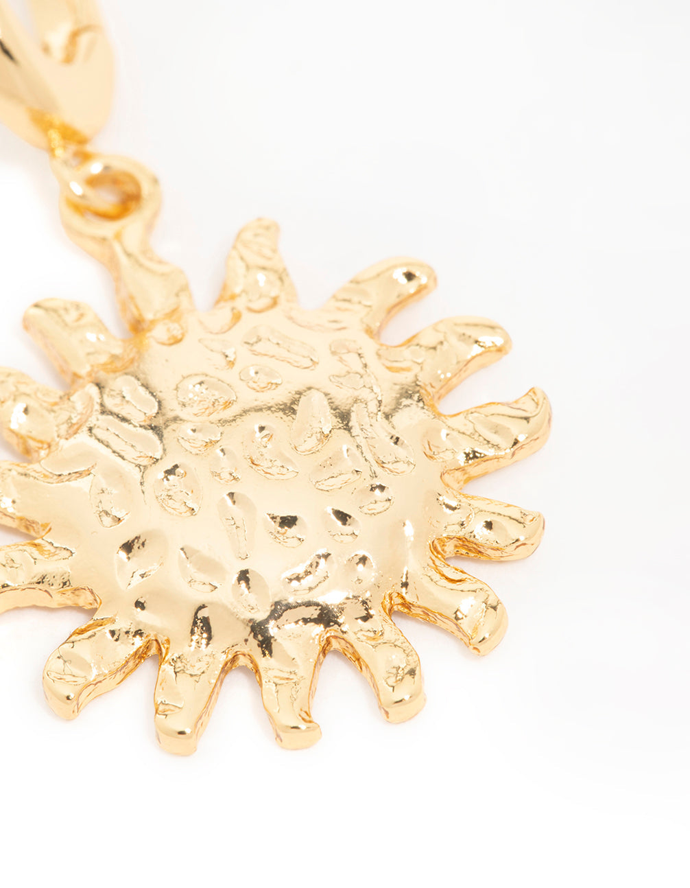 Gold  Molten Sun Charm