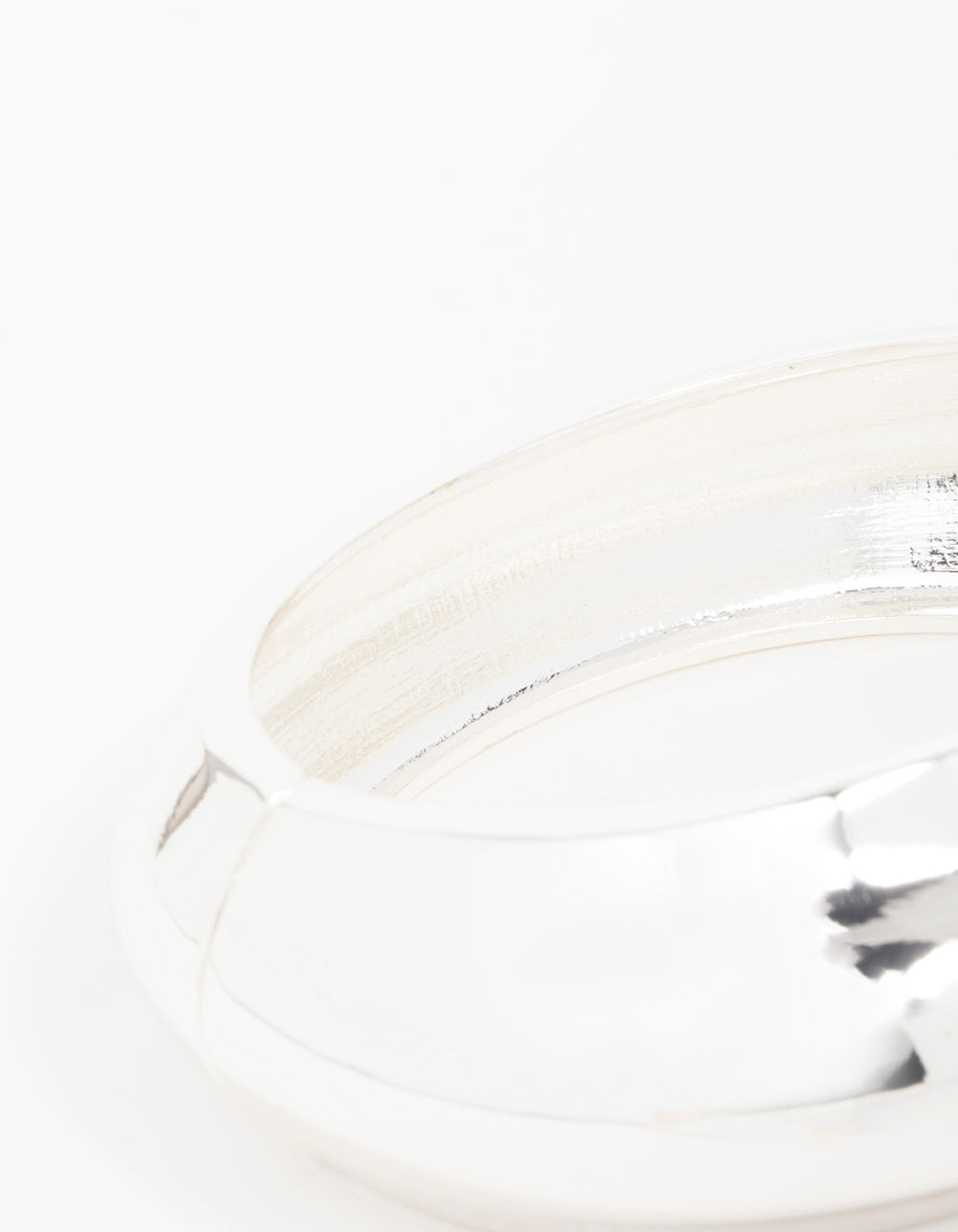 Silver Wide Wrist Cuff