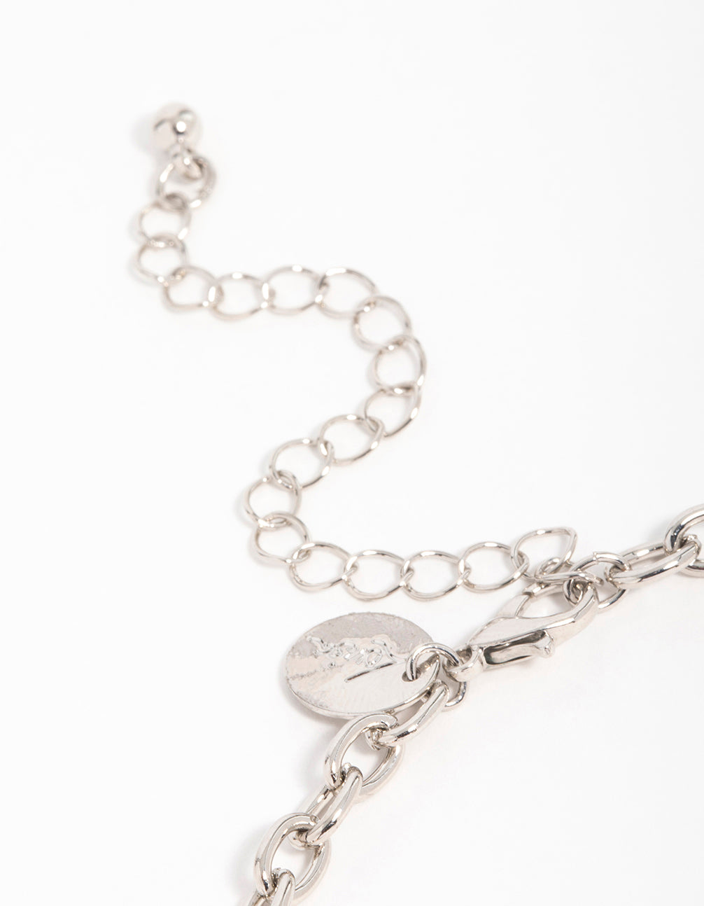 Silver Heart Charms Necklace
