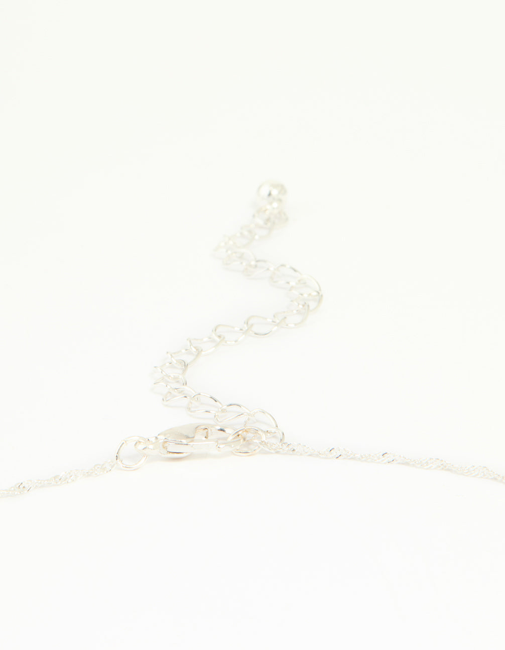 Silver Cubic Zirconia Classic Cross Necklace