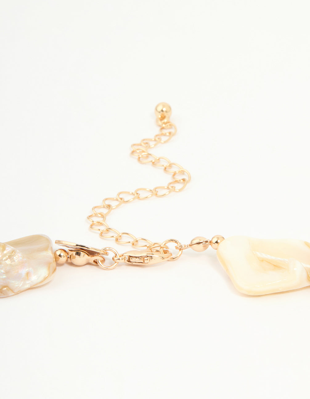 Genuine Shell Shell & Starfish Pendant Charm Necklace
