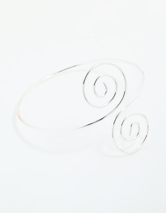 Silver Swivel Arm Cuff