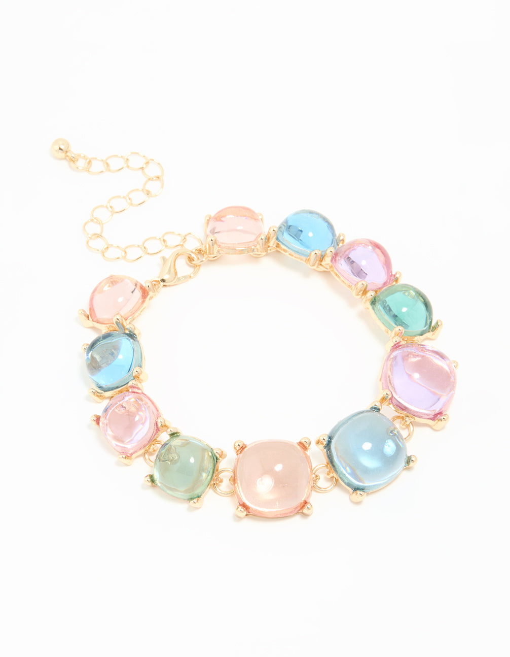 Gold Pastel Diamantes Bracelet