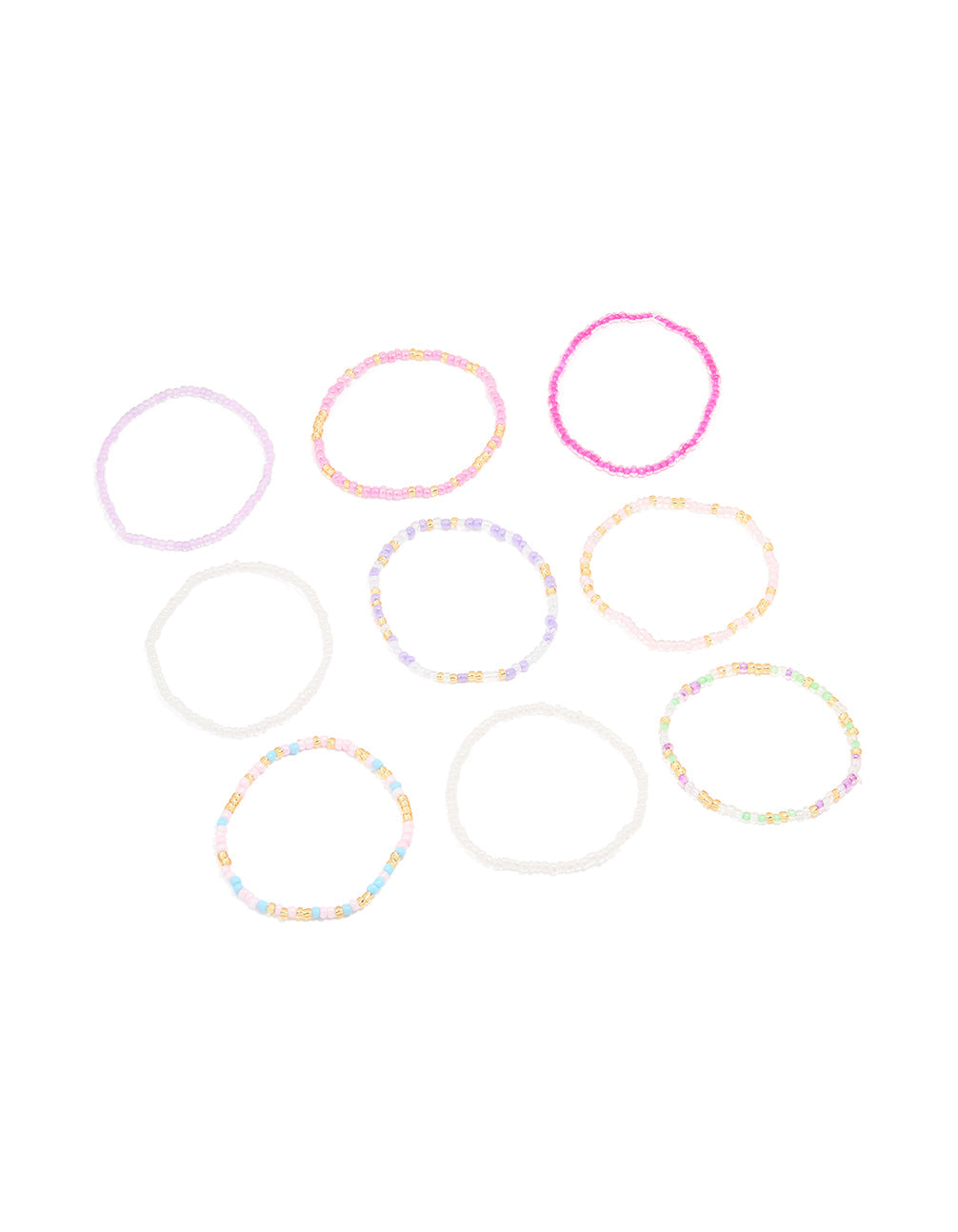 Kids Beaded Bracelets 9-Pack