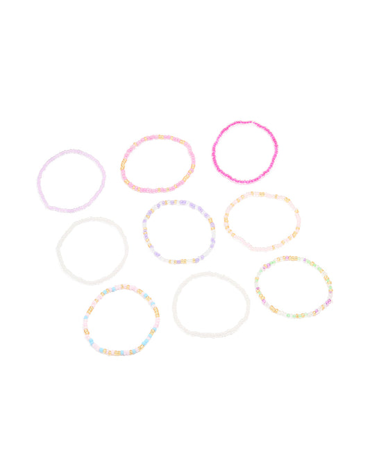 Kids Beaded Bracelets 9-Pack