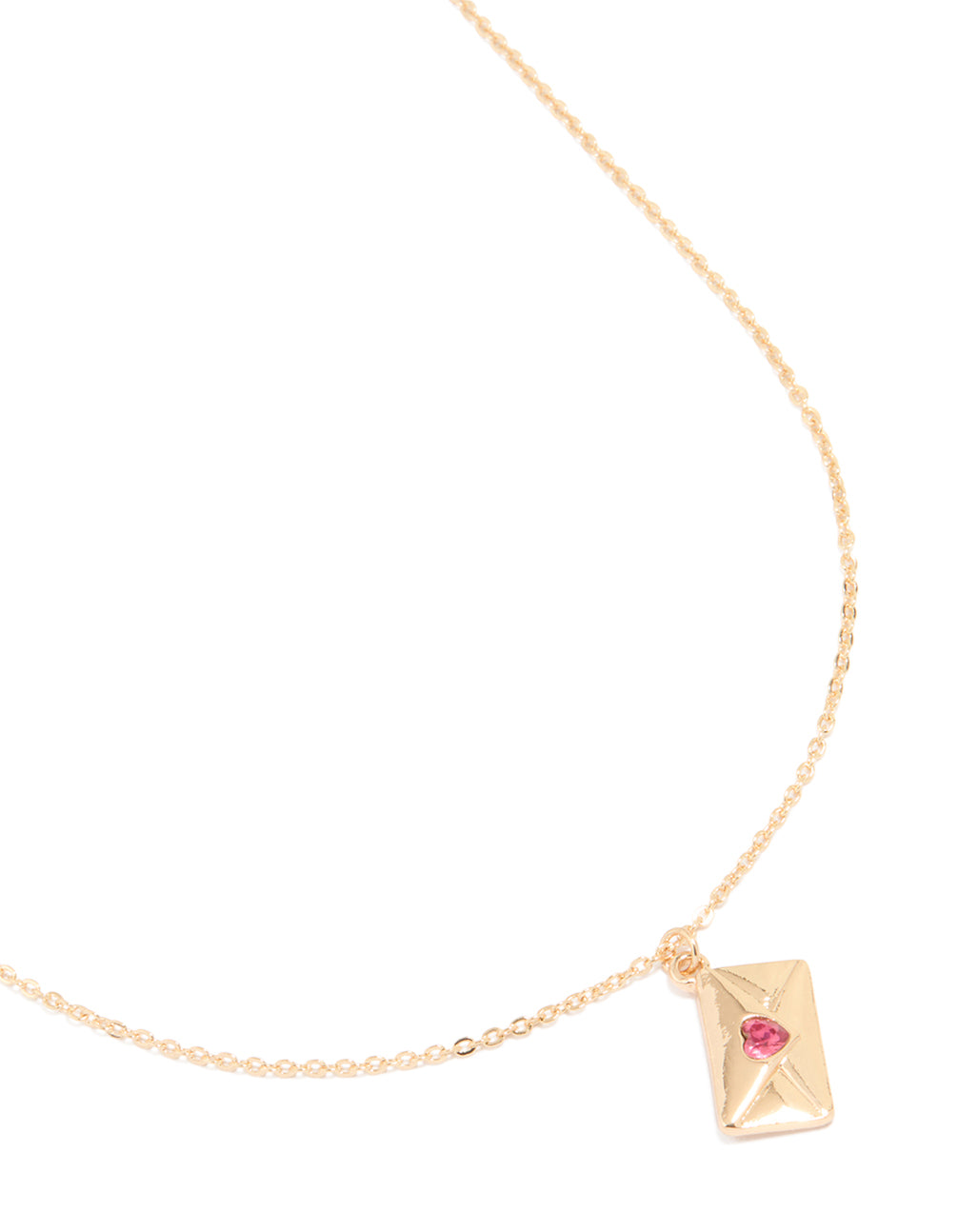 Gold Love Mail Necklace