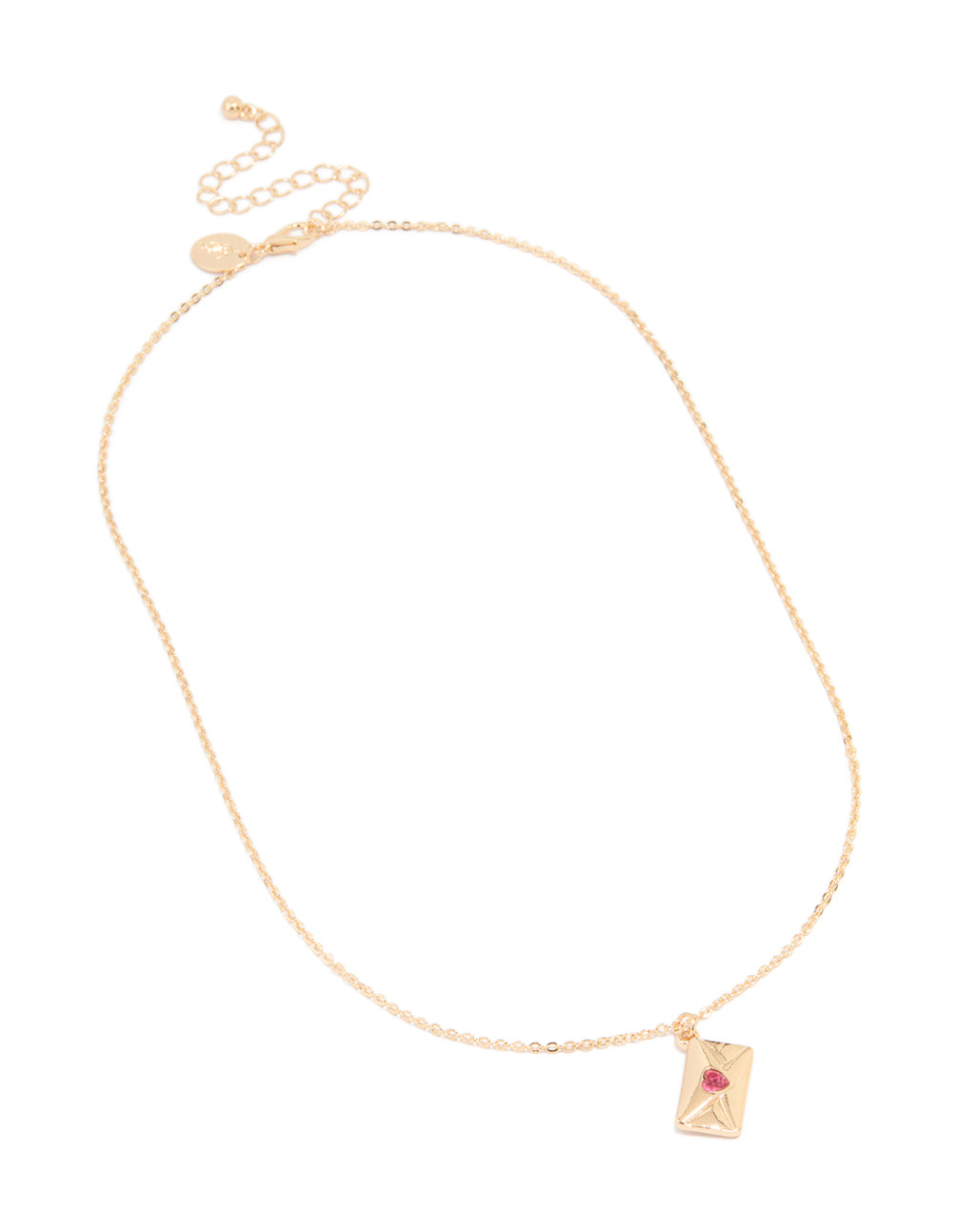 Gold Love Mail Necklace