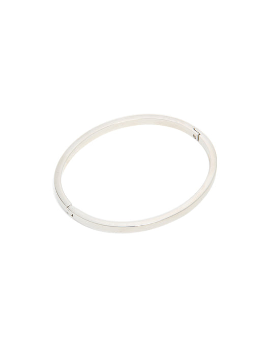 Waterproof Stainless Steel Smooth Hinge Bangle