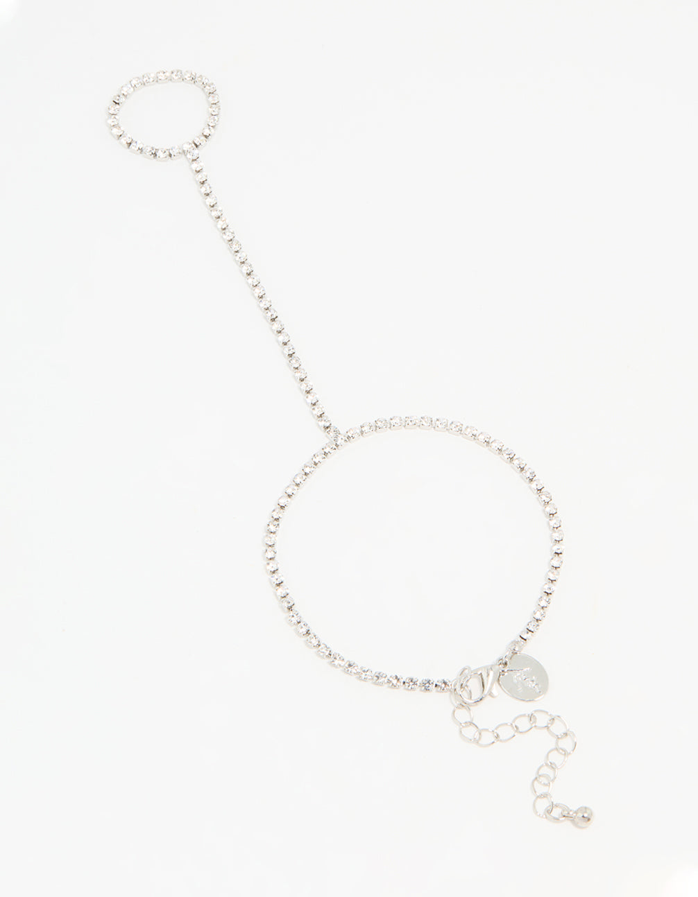 Silver Diamante Hand Chain