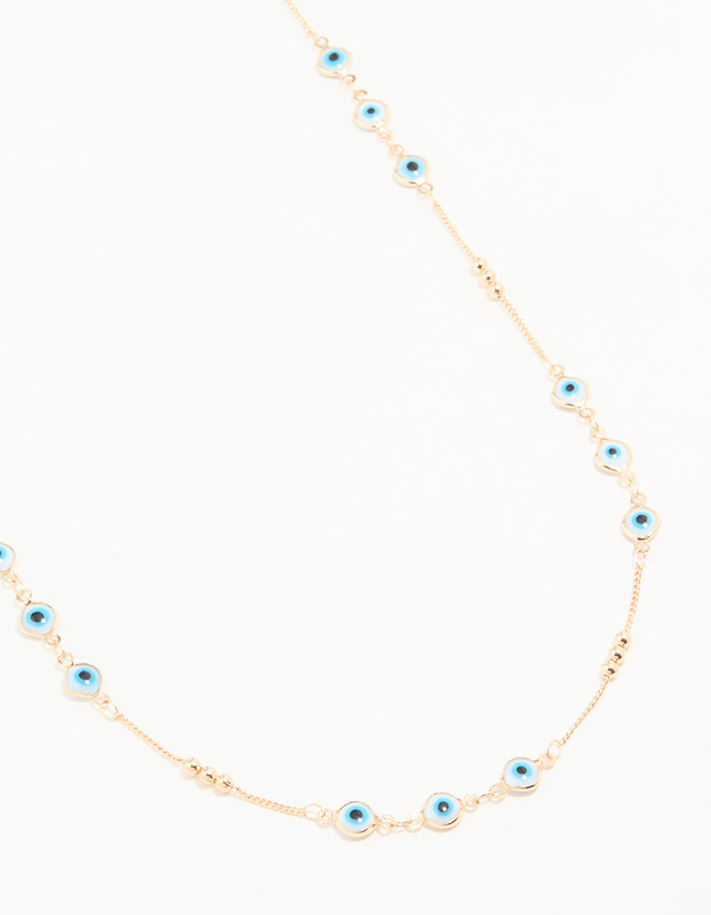 Gold Beaded Evil Eye Waist Chain