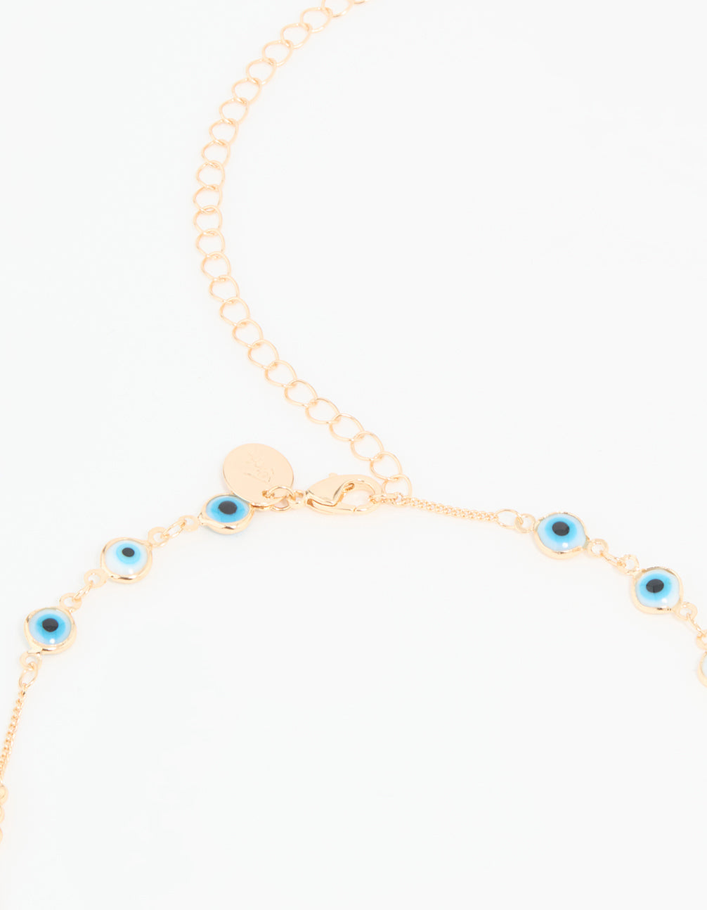 Gold Beaded Evil Eye Waist Chain