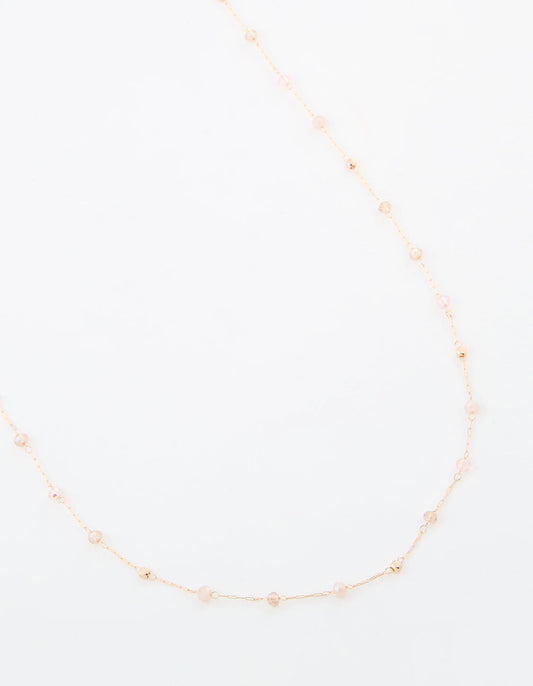 Gold Beaded Dainty Waist Chain