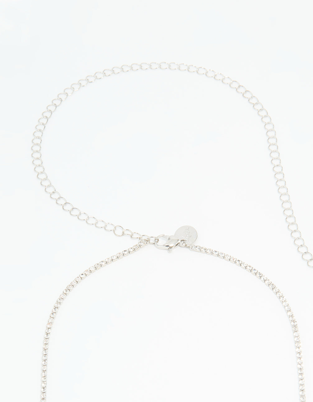 Silver Diamante Waist Chain