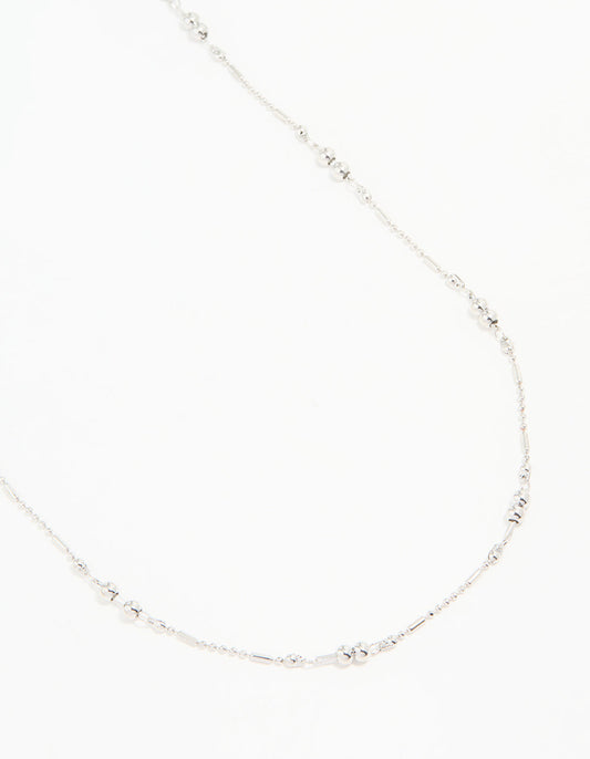 Silver Ball Fine Waist Chain