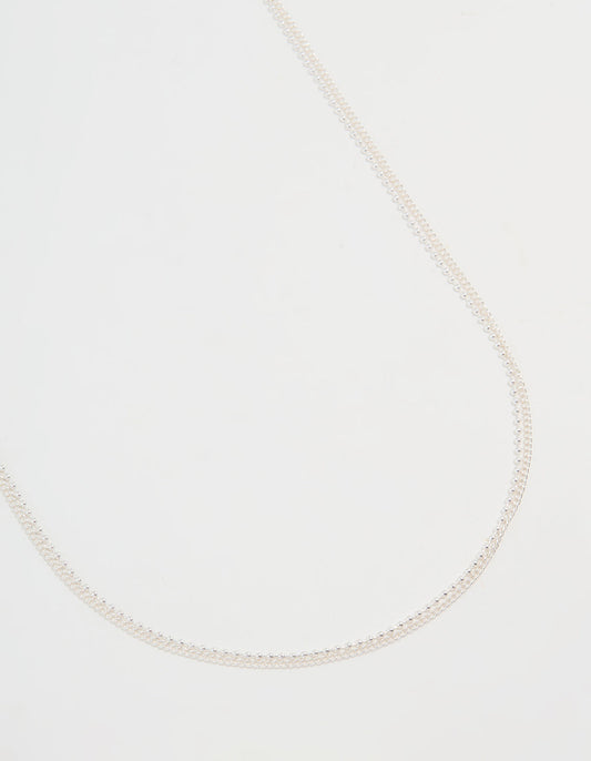 Silver Ball Layered Waist Chain