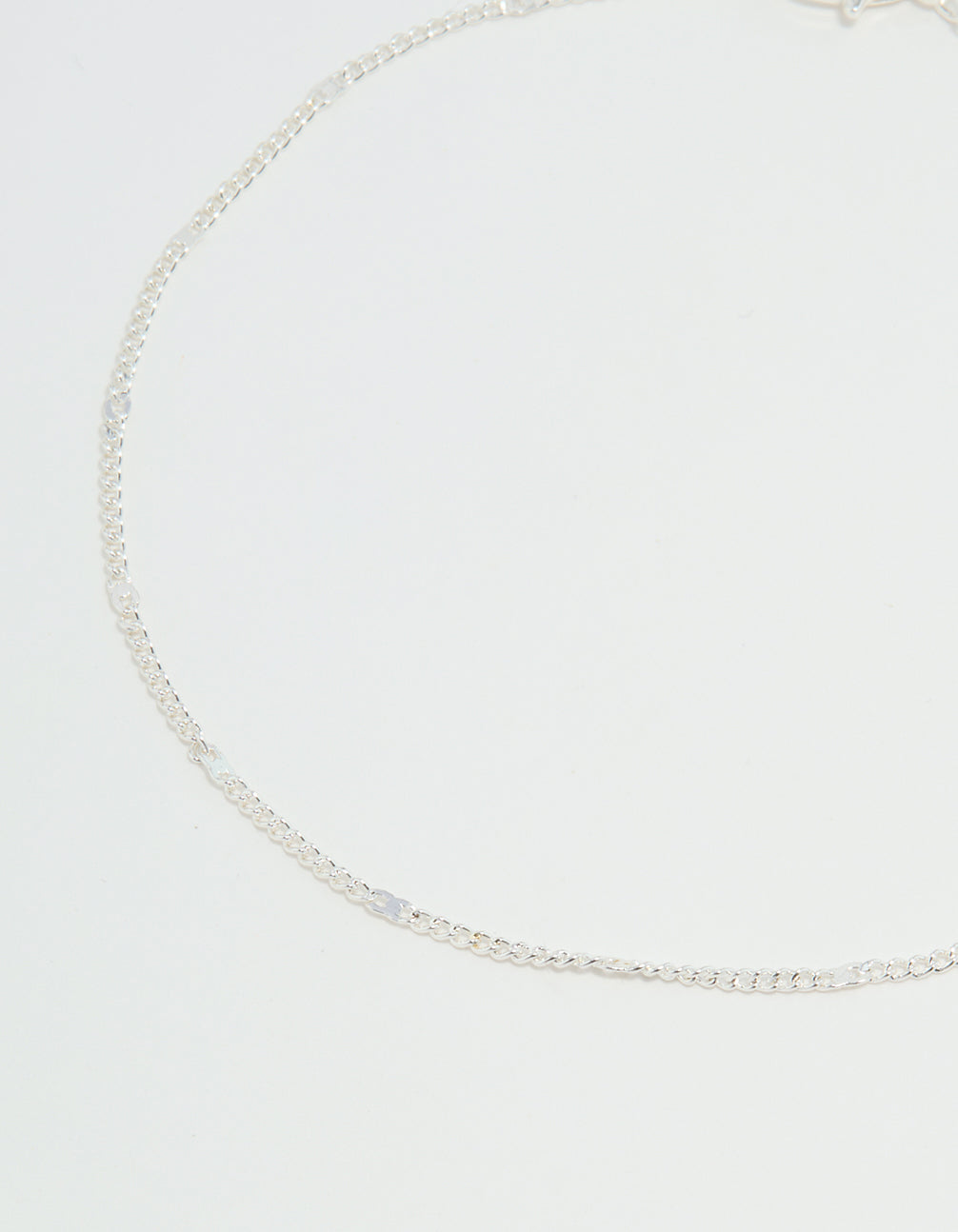 Silver Star & Chain Anklets 3-Pack