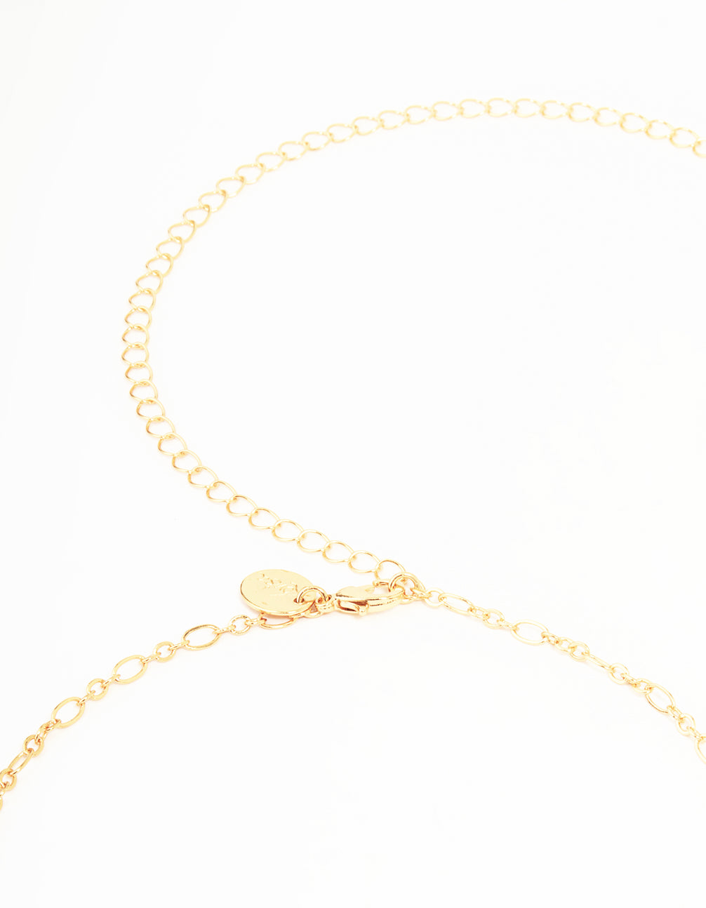 Gold Pearl & Green Flowers Waist Chain