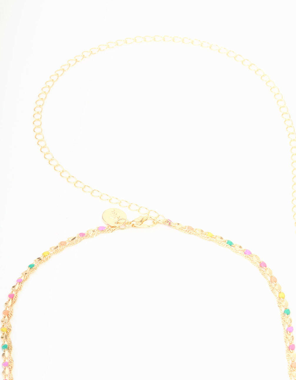 Gold Rainbow Ball Waist Chain