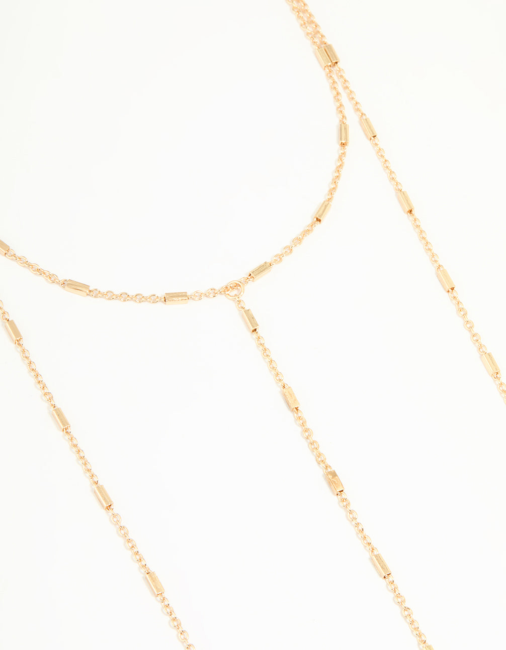 Gold Tab Chain Body Chain