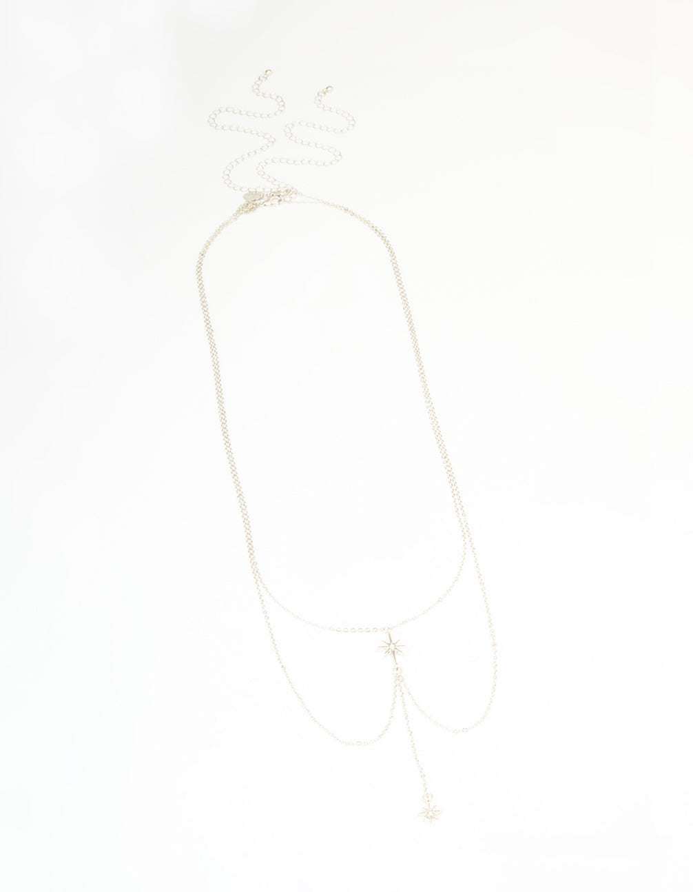 Silver Diamante Celestial Body Chain